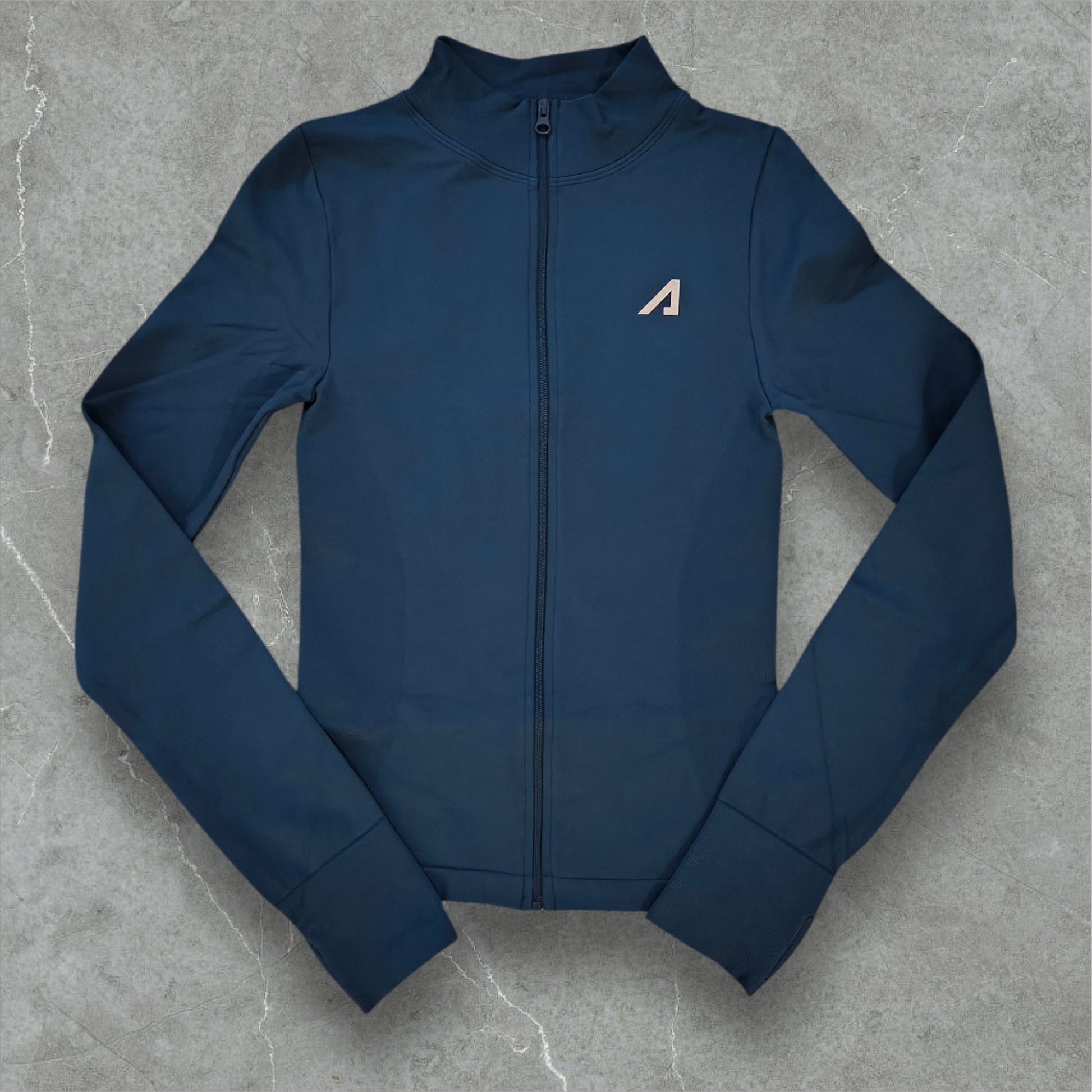Sculpt Seamlesss Deep Sea Zip-Up Performance Jacket