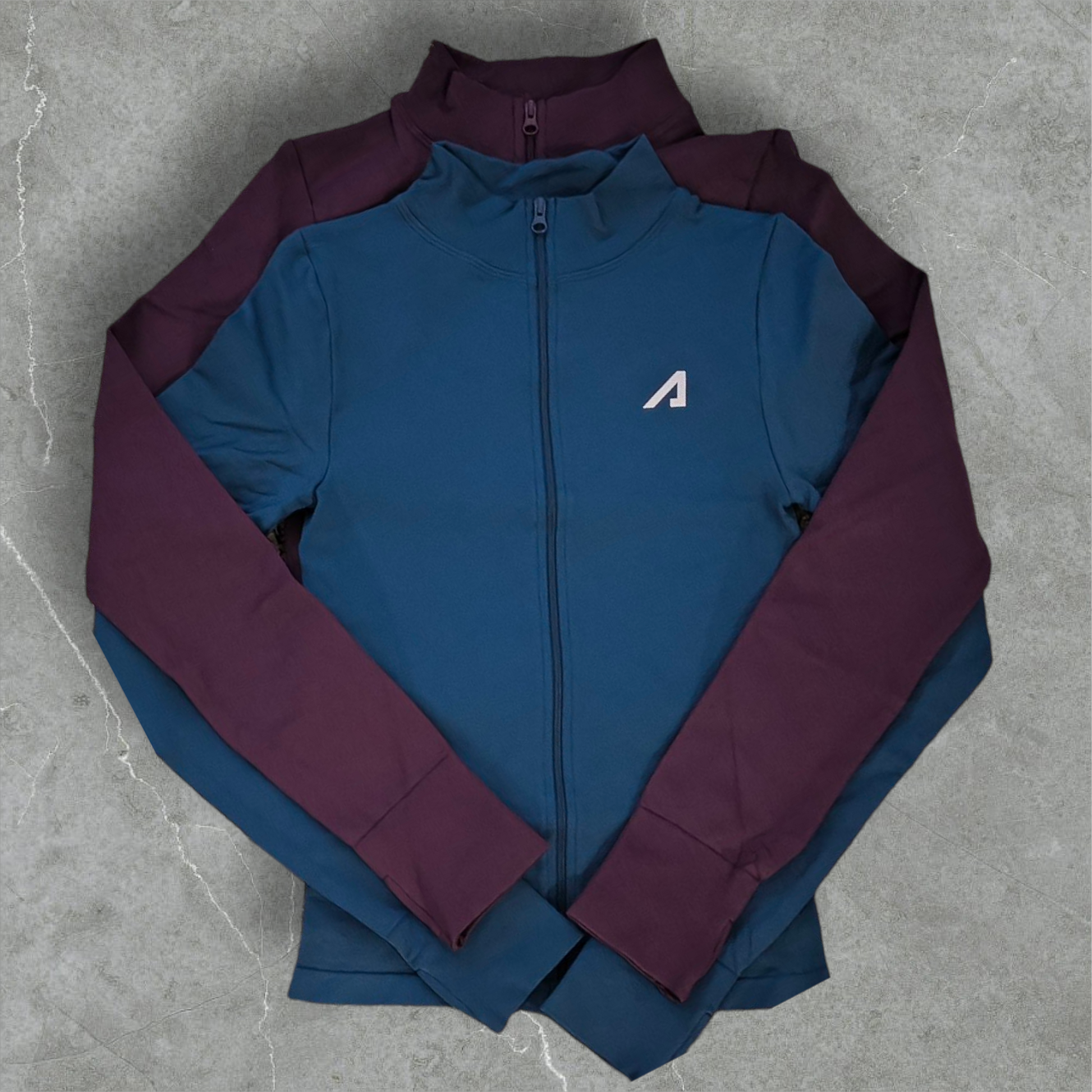 Sculpt Seamlesss Deep Sea Zip-Up Performance Jacket