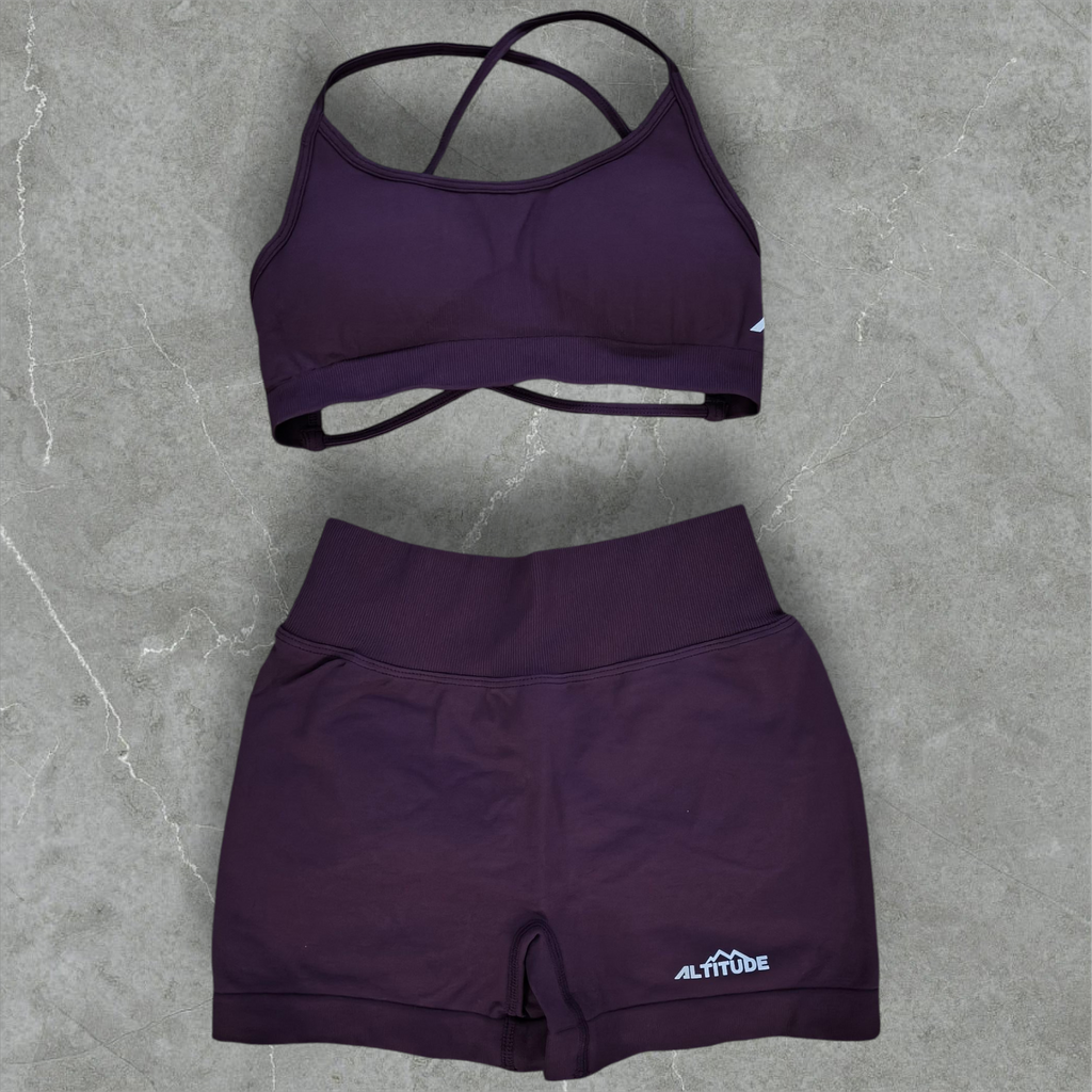 Sculpt Seamless Plum Contour Shorts