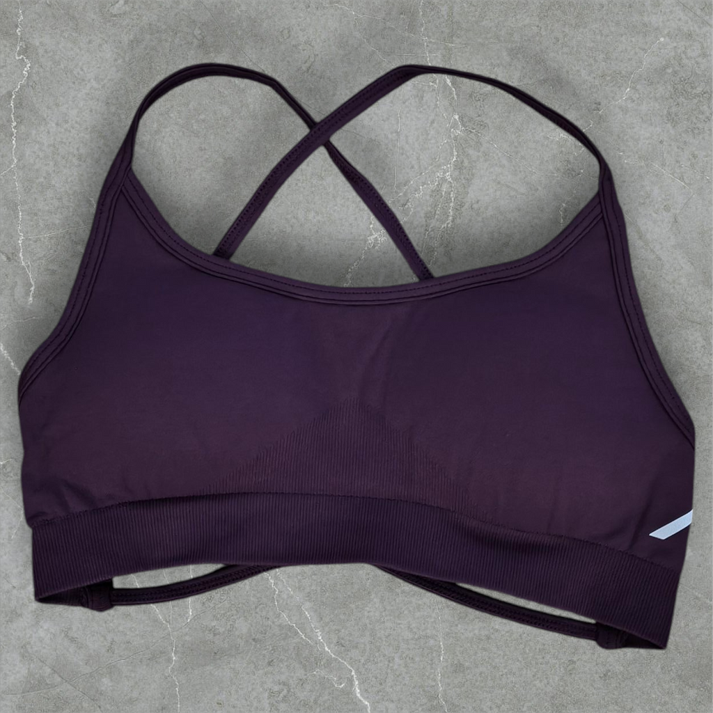 Sculpt Plum Seamless Performance Bra