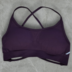 Plum seamless performance bra and contour shorts set - activewear collection