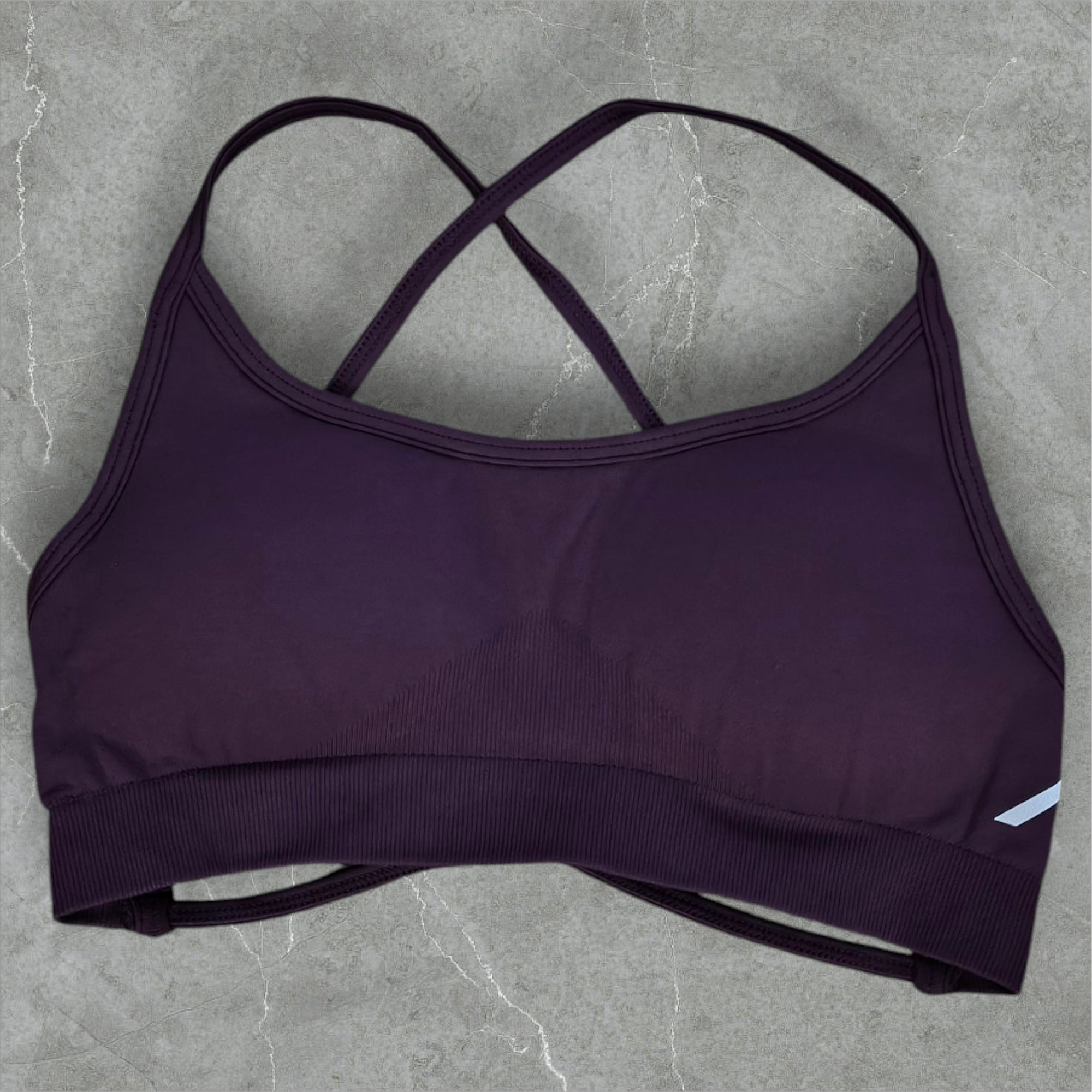 Plum seamless performance bra and contour shorts set - activewear collection