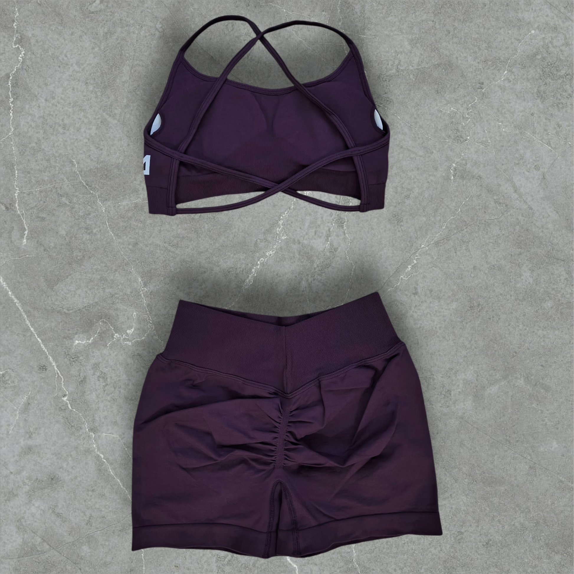 Sculpt Seamless Plum Contour Shorts