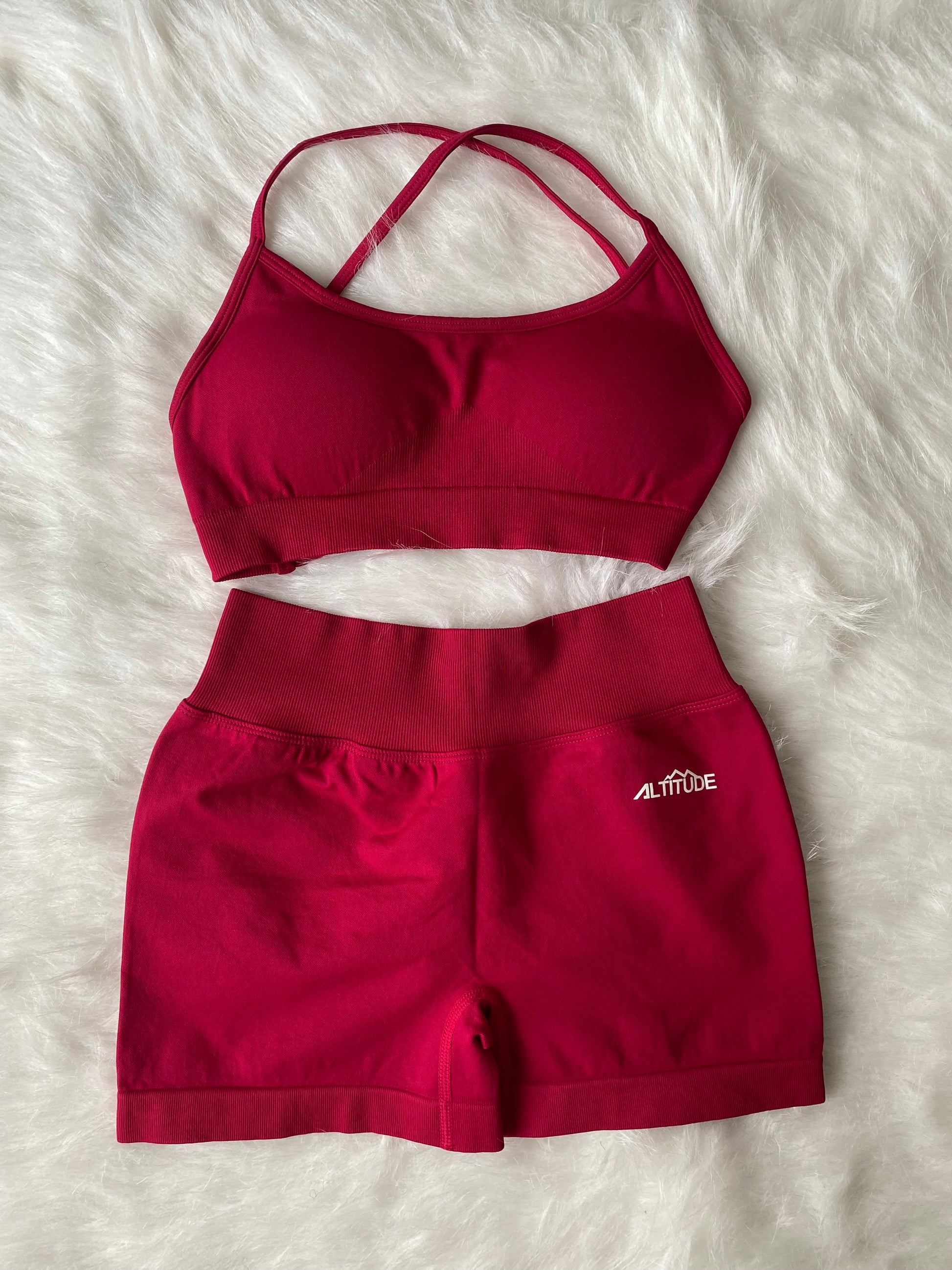 Sculpt Seamless Bra - Red