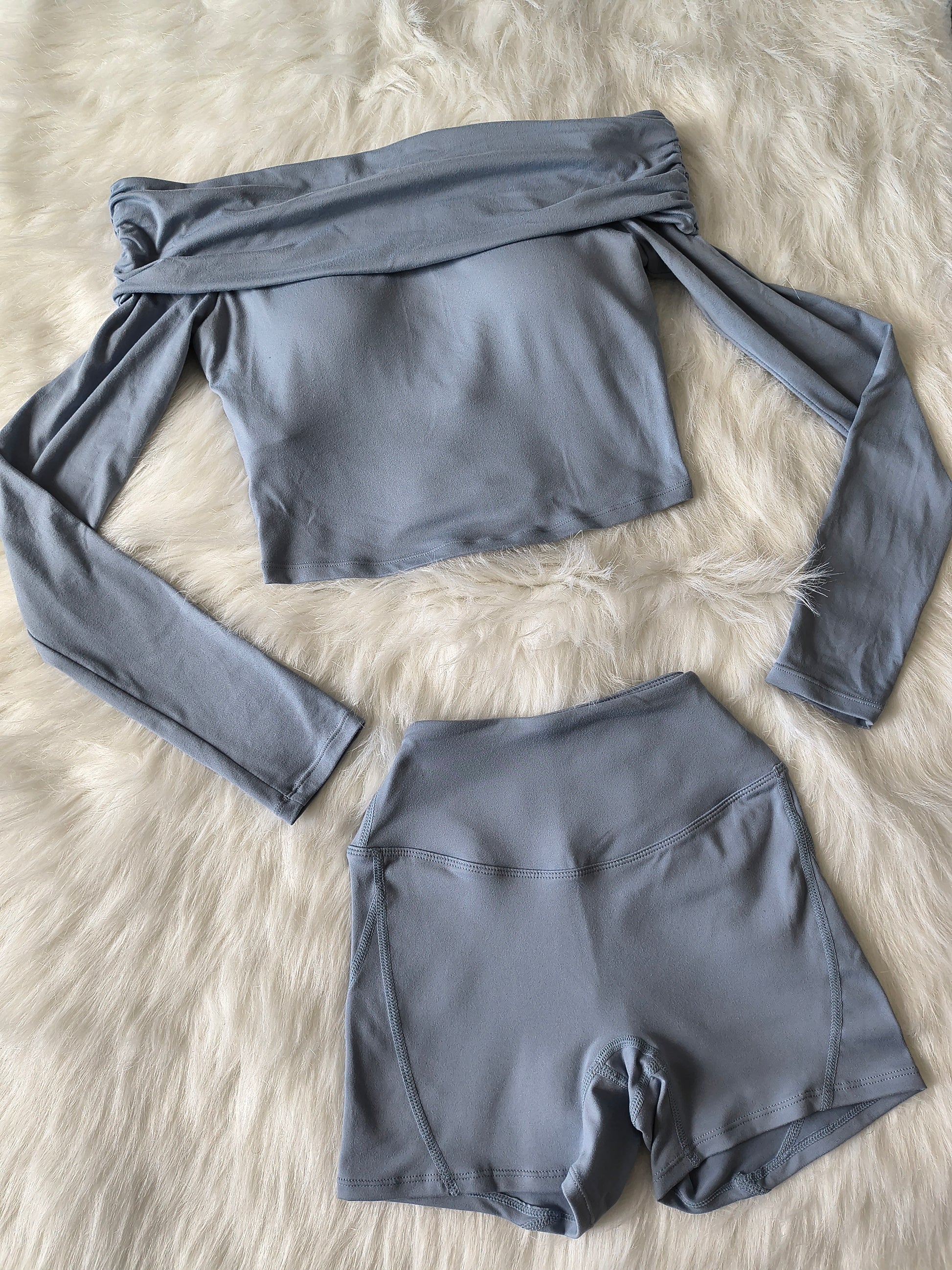 Fashion Ruched Off The Shoulder Top