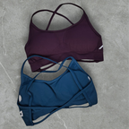 Deep sea seamless bra - back view with strappy design