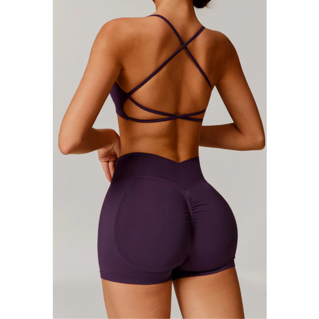 Sculpt Seamless Plum Contour Shorts