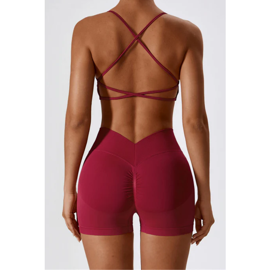 Sculpt Seamless Bra - Red