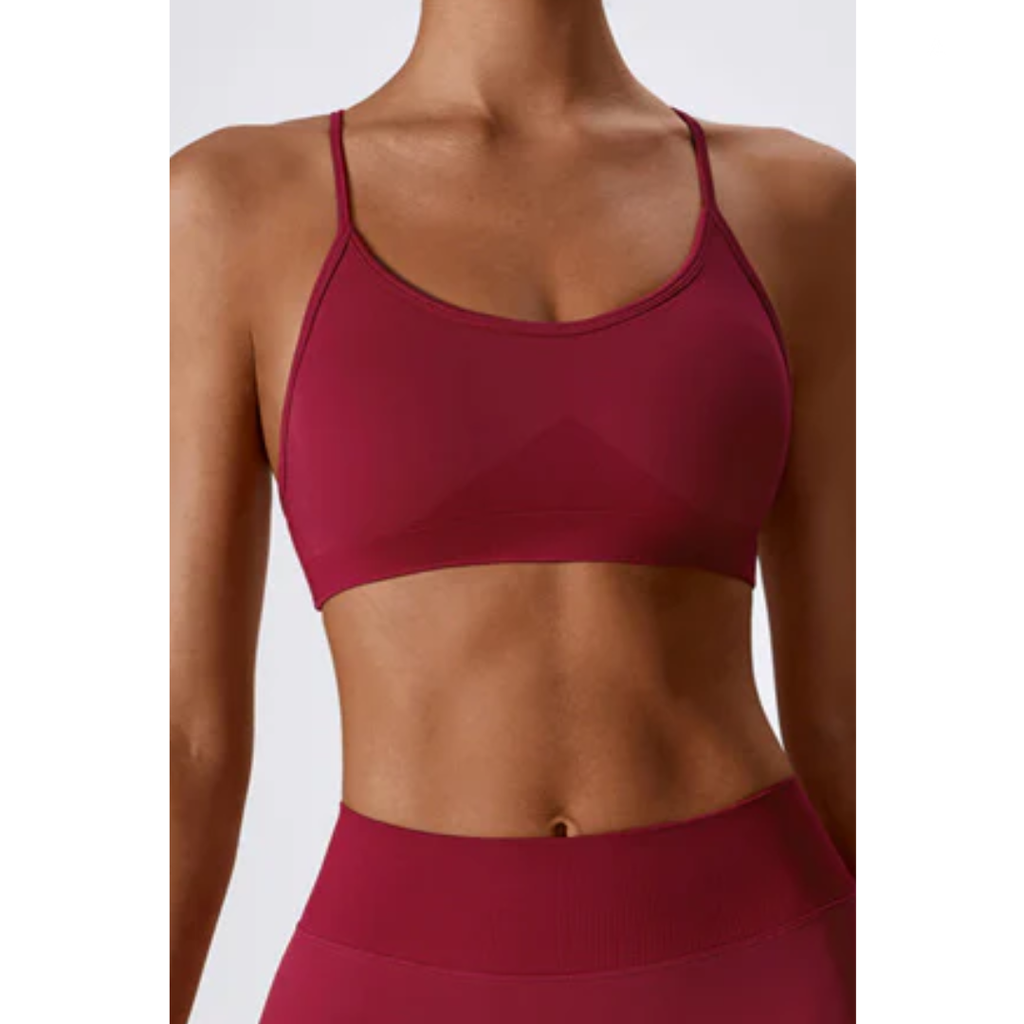 Sculpt Seamless Bra - Red