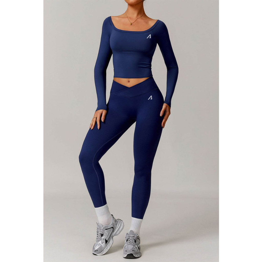 Elevate Multi-wear Off Shoulder Top - Navy